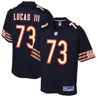 cornelius lucas chicago bears nfl pro line primary team player cheap jersey navytadfb
