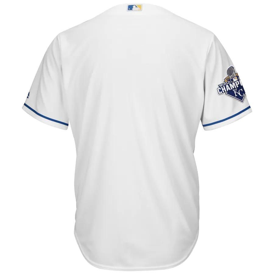 Kansas City Royals Majestic 2015 World Series Champions Gold Program Cool Base Jersey - White kansas city royals majestic 2015 world series champions gold program cool base jersey whiteqvkqh