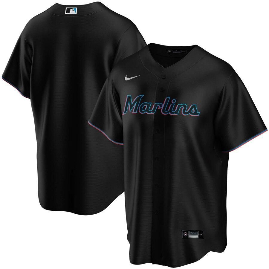 miami marlins alternate 2020 team jersey blackao6po