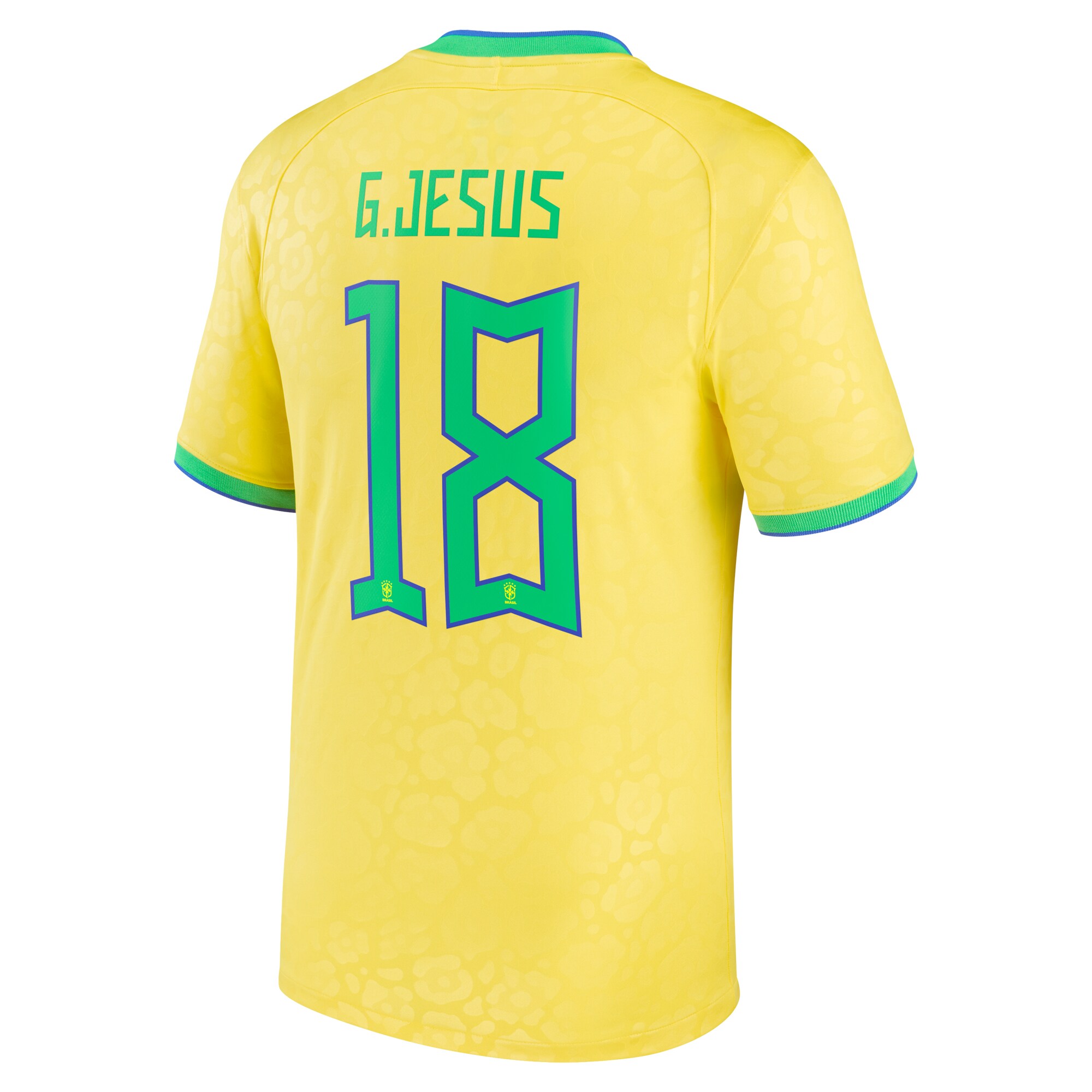 Gabriel Jesus Brazil National Team 2022/23 Home Jersey gabriel jesus brazil national team 202223 home jersey 4y5wy