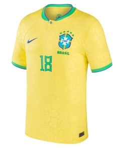 gabriel jesus brazil national team 202223 home jersey hwghe