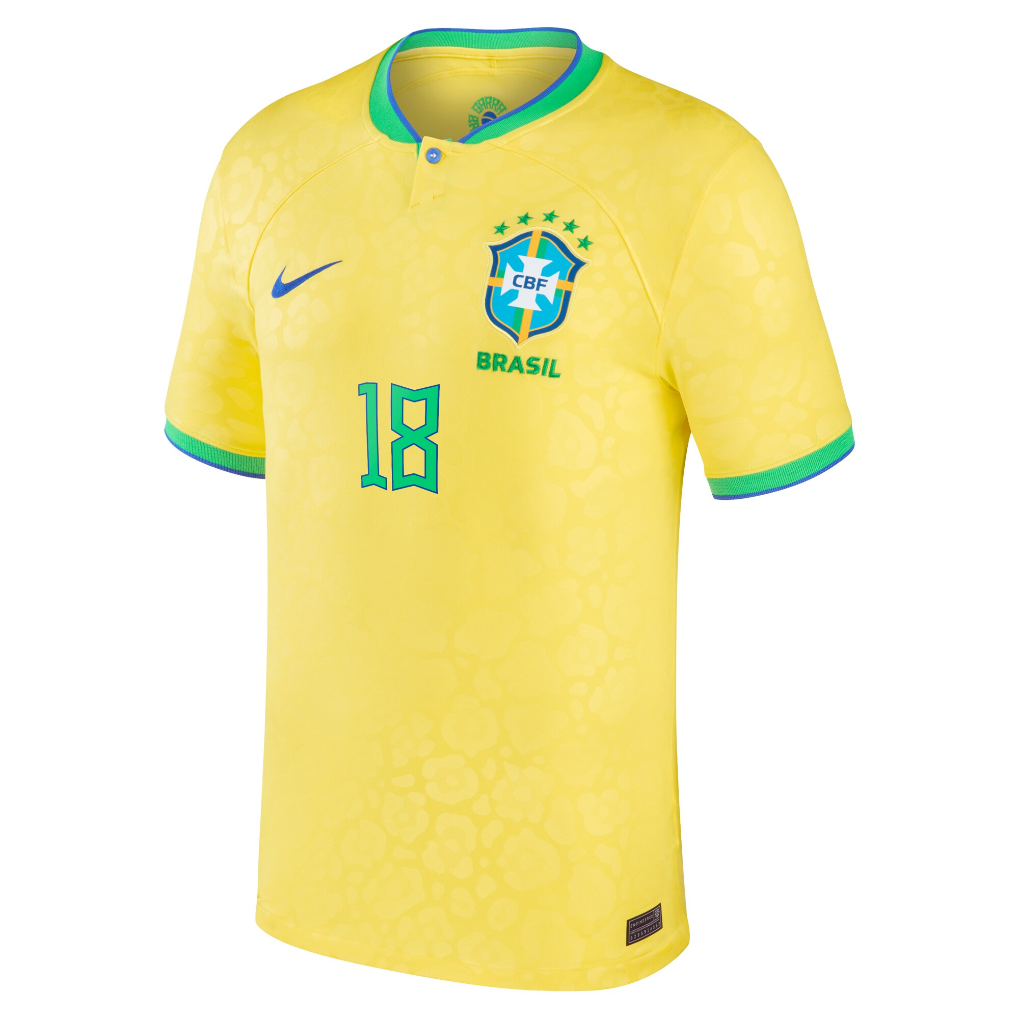 Gabriel Jesus Brazil National Team 2022/23 Home Jersey gabriel jesus brazil national team 202223 home jersey hwghe