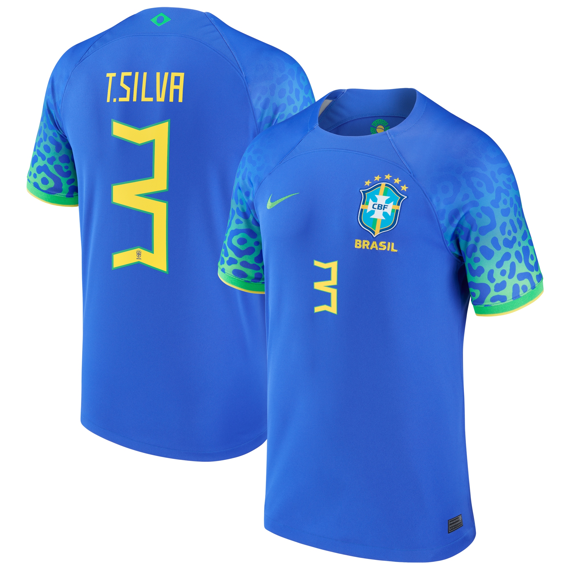thiago silva brazil national team 202223 away jersey bsigy